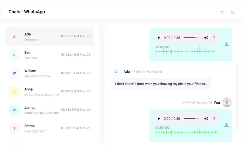 Monitorar Mensagens de Texto no WhatsApp