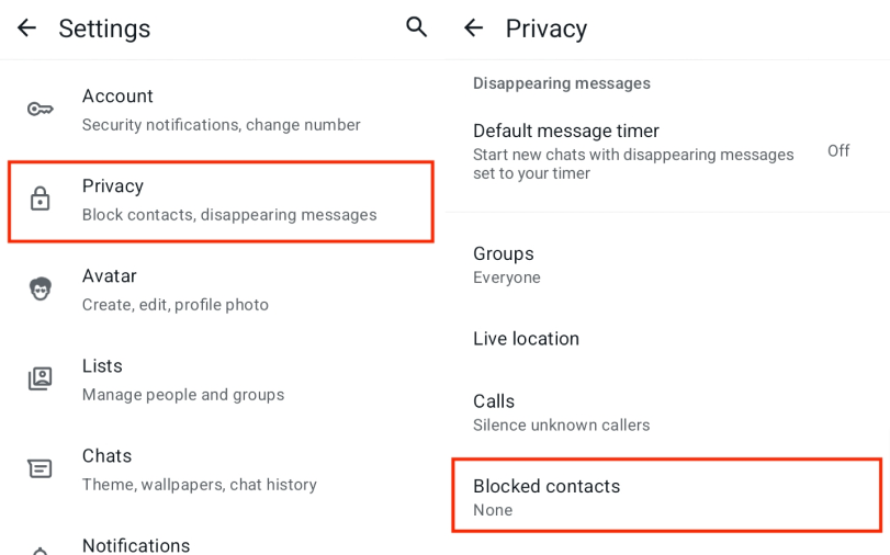 Bloquear Contatos Indesejados no WhatsApp